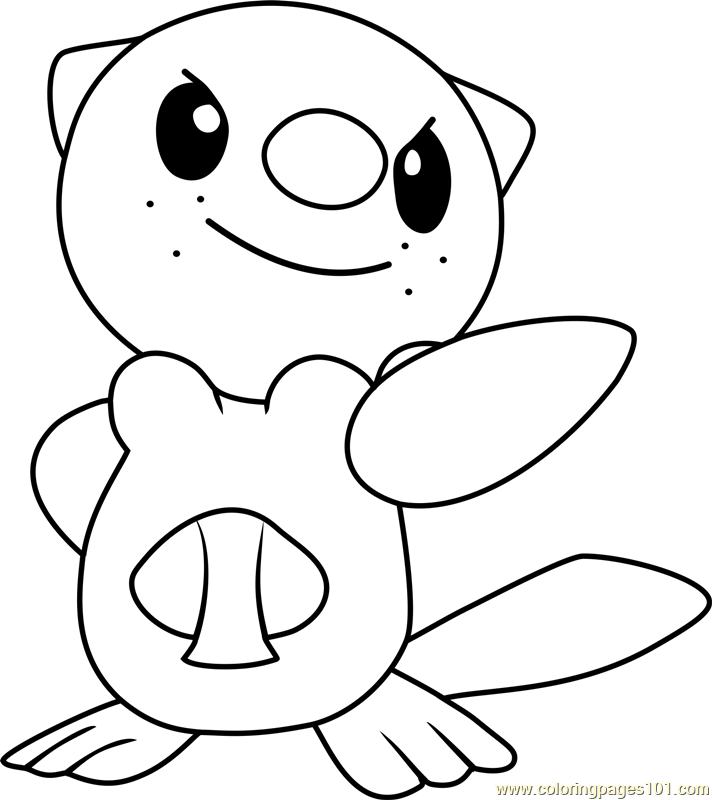 Oshawott Pokemon Coloring Page for Kids - Free Pokemon Printable Coloring  Pages Online for Kids - ColoringPages101.com | Coloring Pages for Kids