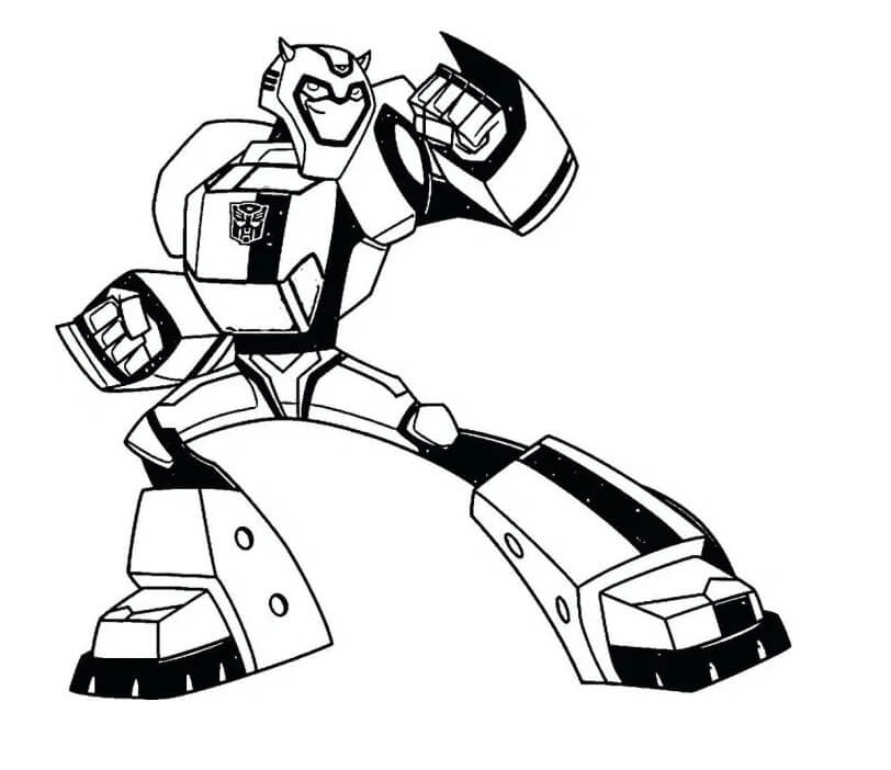 Cartoon Bumblebee Action Coloring Page - Free Printable Coloring Pages for  Kids