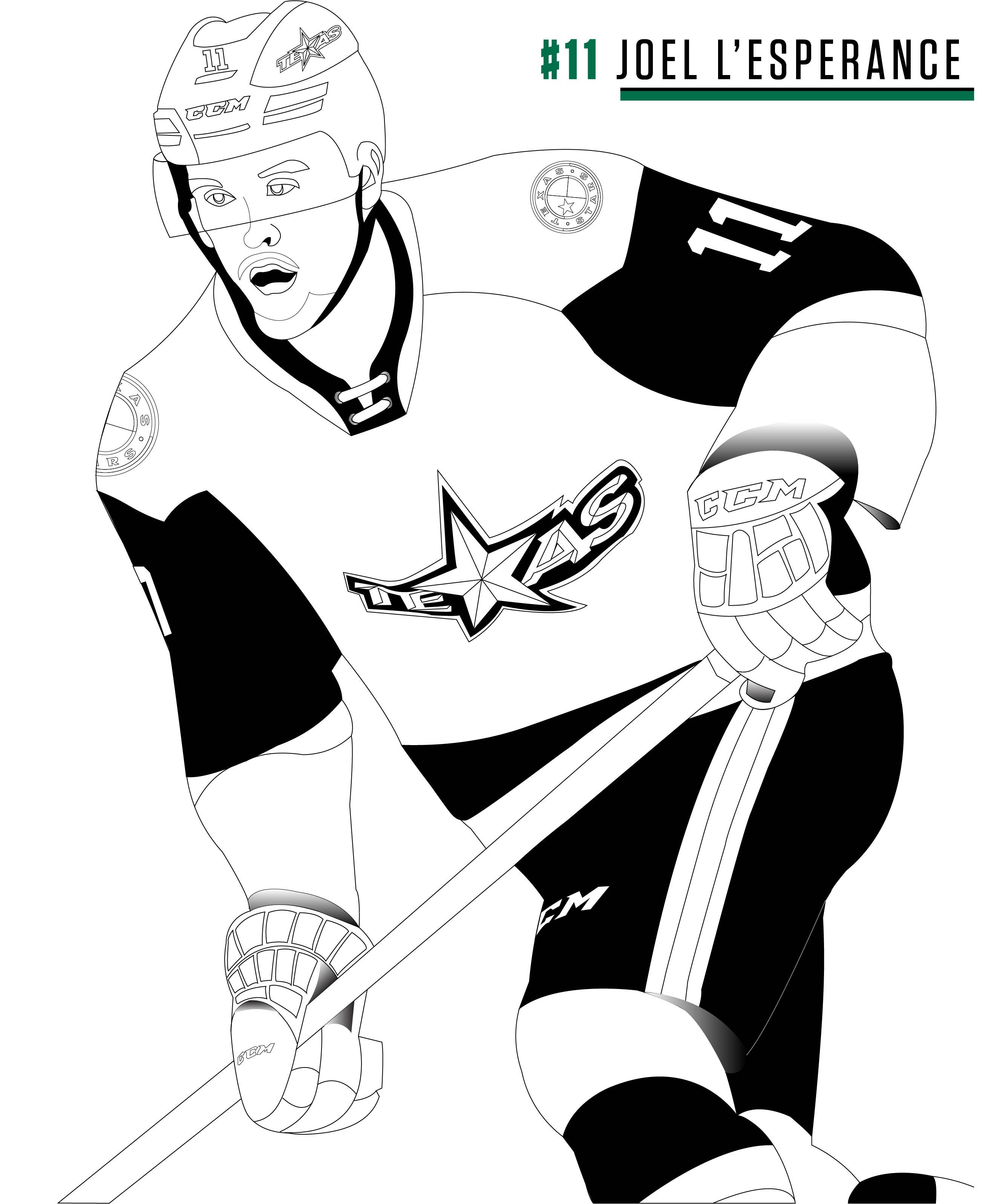 Coloring Pages | Texas Stars | AHL Affiliate to Dallas Stars