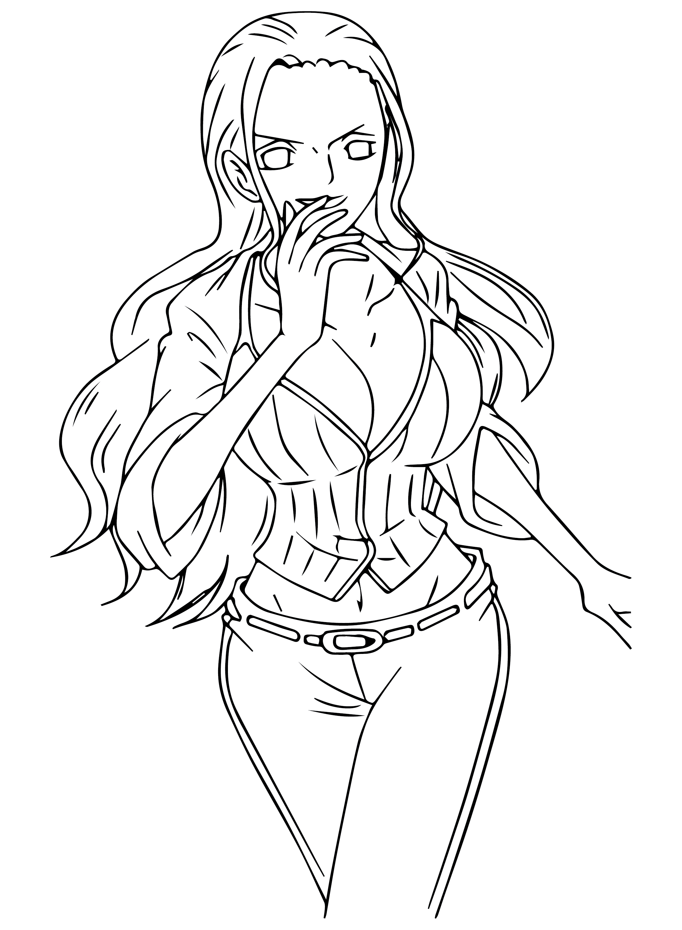 Nico Robin Coloring Pages - Free ...