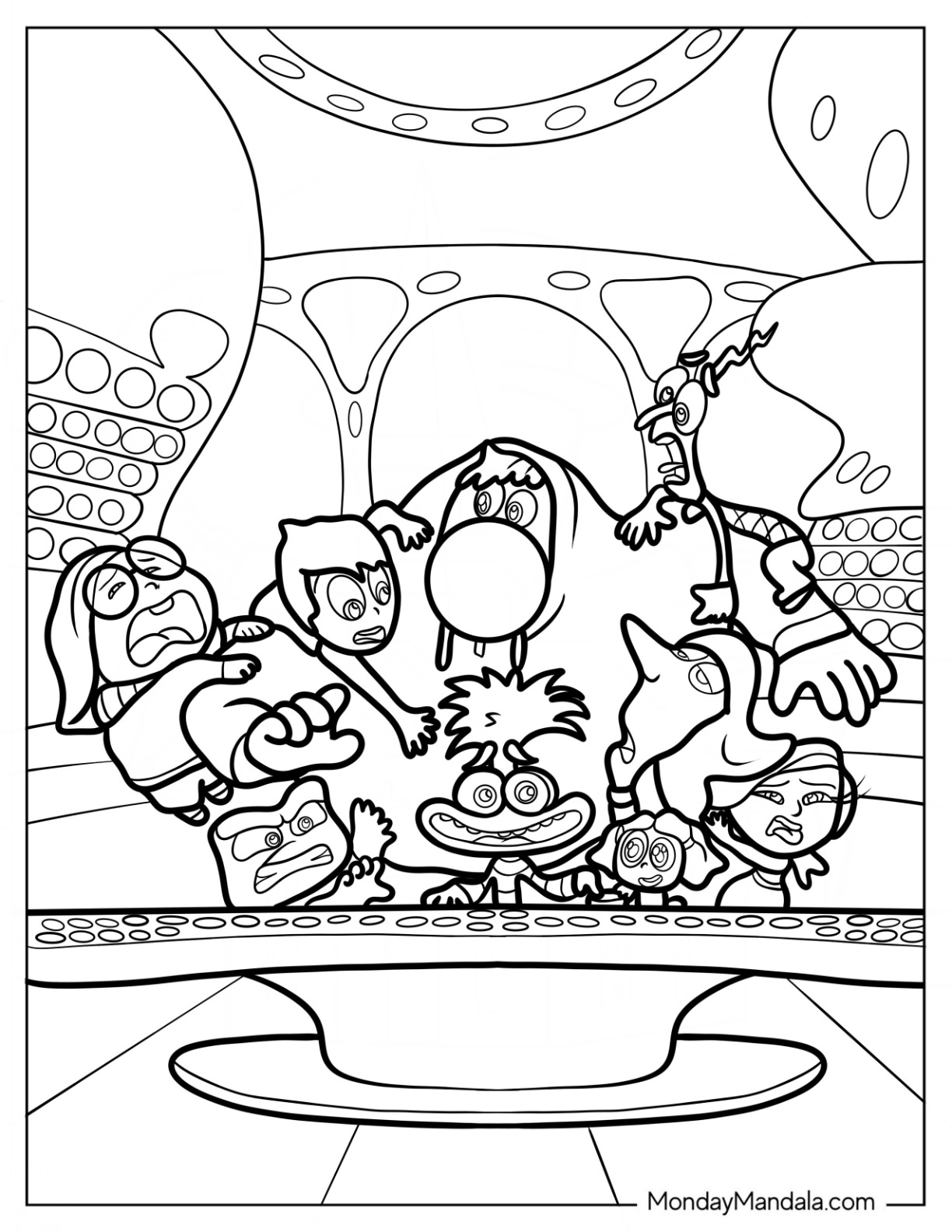 28 Inside Out Coloring Pages (Free PDF ...