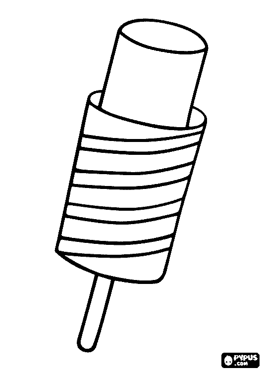 Ice Pop or Popsicle Coloring Pages ...