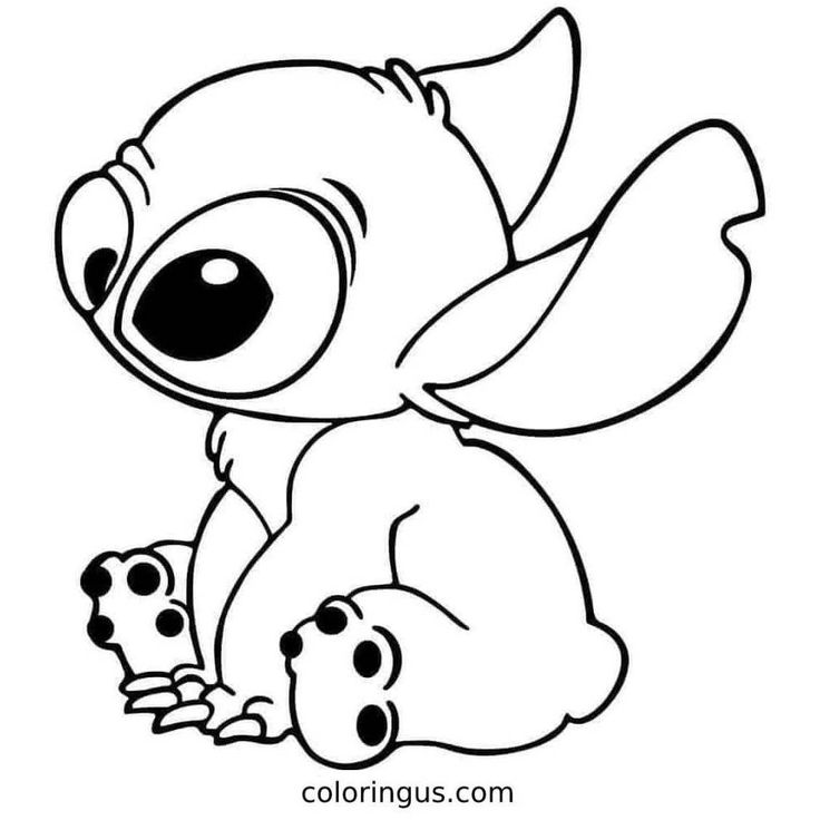Pin em Stitch Coloring Pages