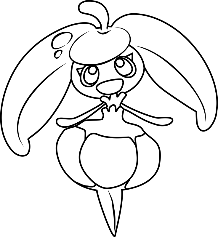 Steenee Pokemon Coloring Page - Free Printable Coloring Pages for Kids