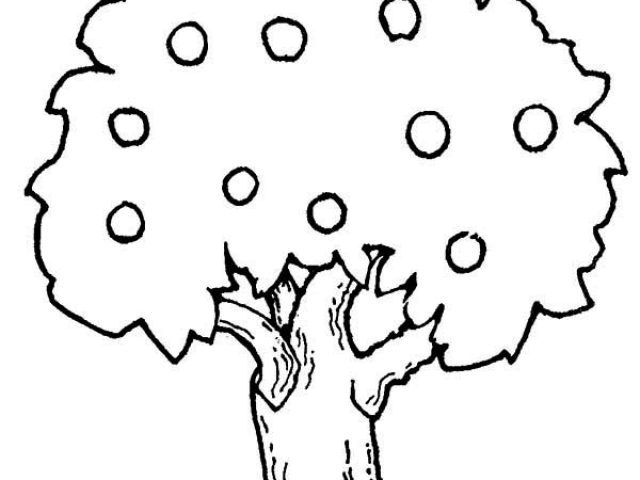 HD Apple Tree Coloring Pages On Free Online Coloring Pages With ...