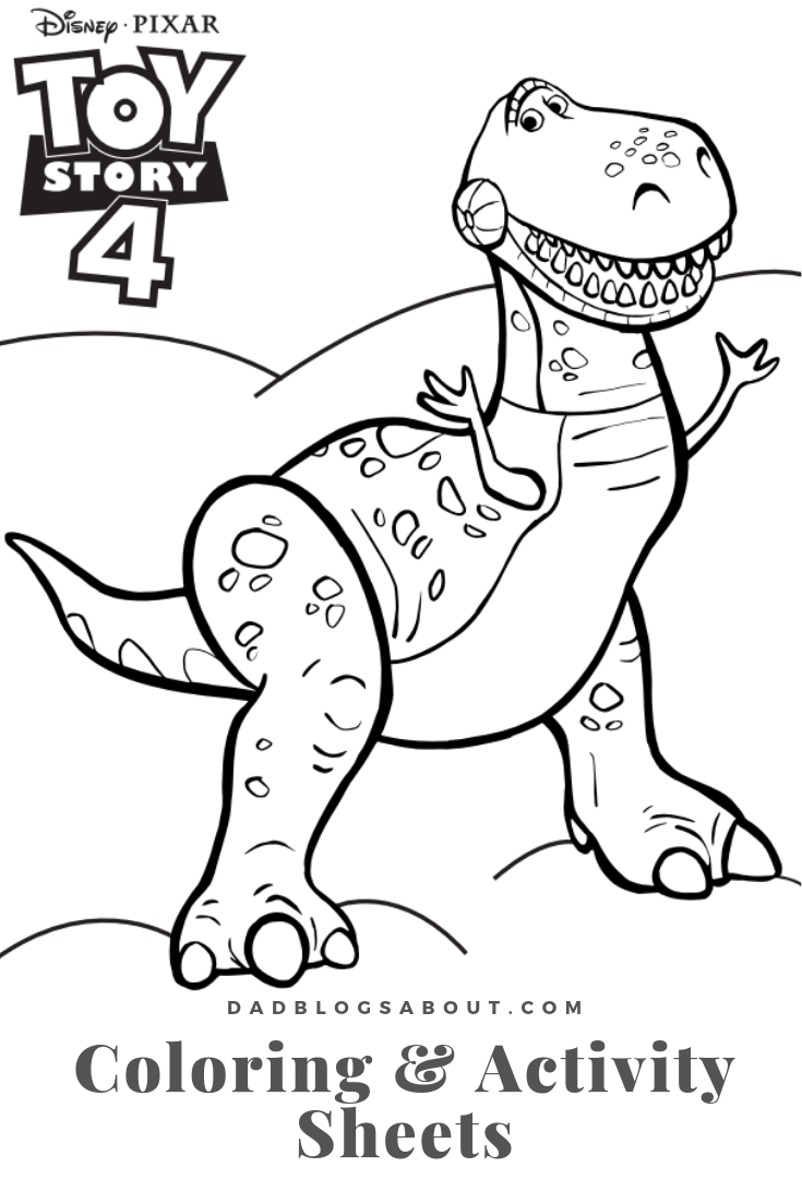 Toy Story 4 Coloring and Activity Sheets - Dad Blogs About | Miami Blogger