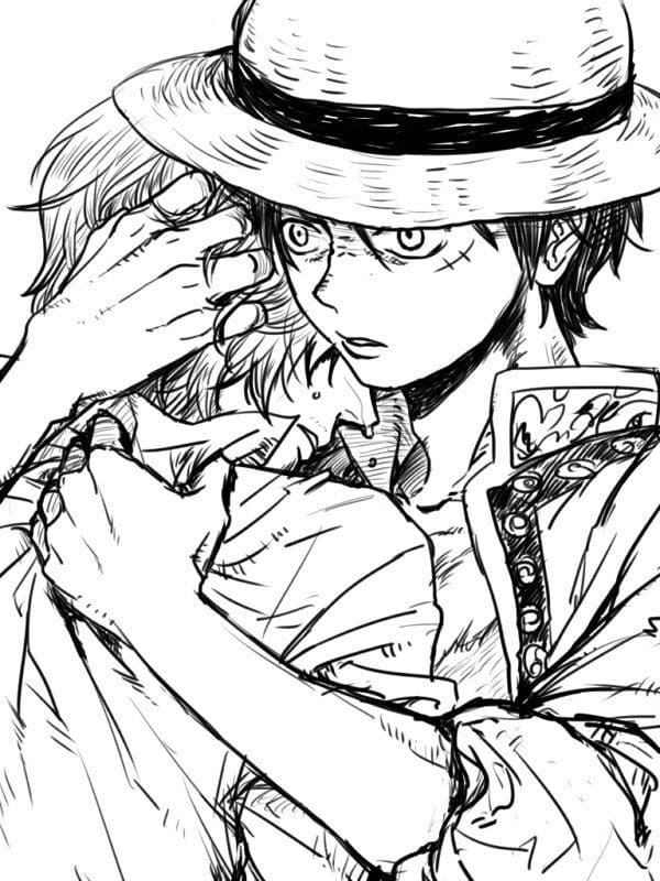 One Piece Coloring pages. Download and print for free