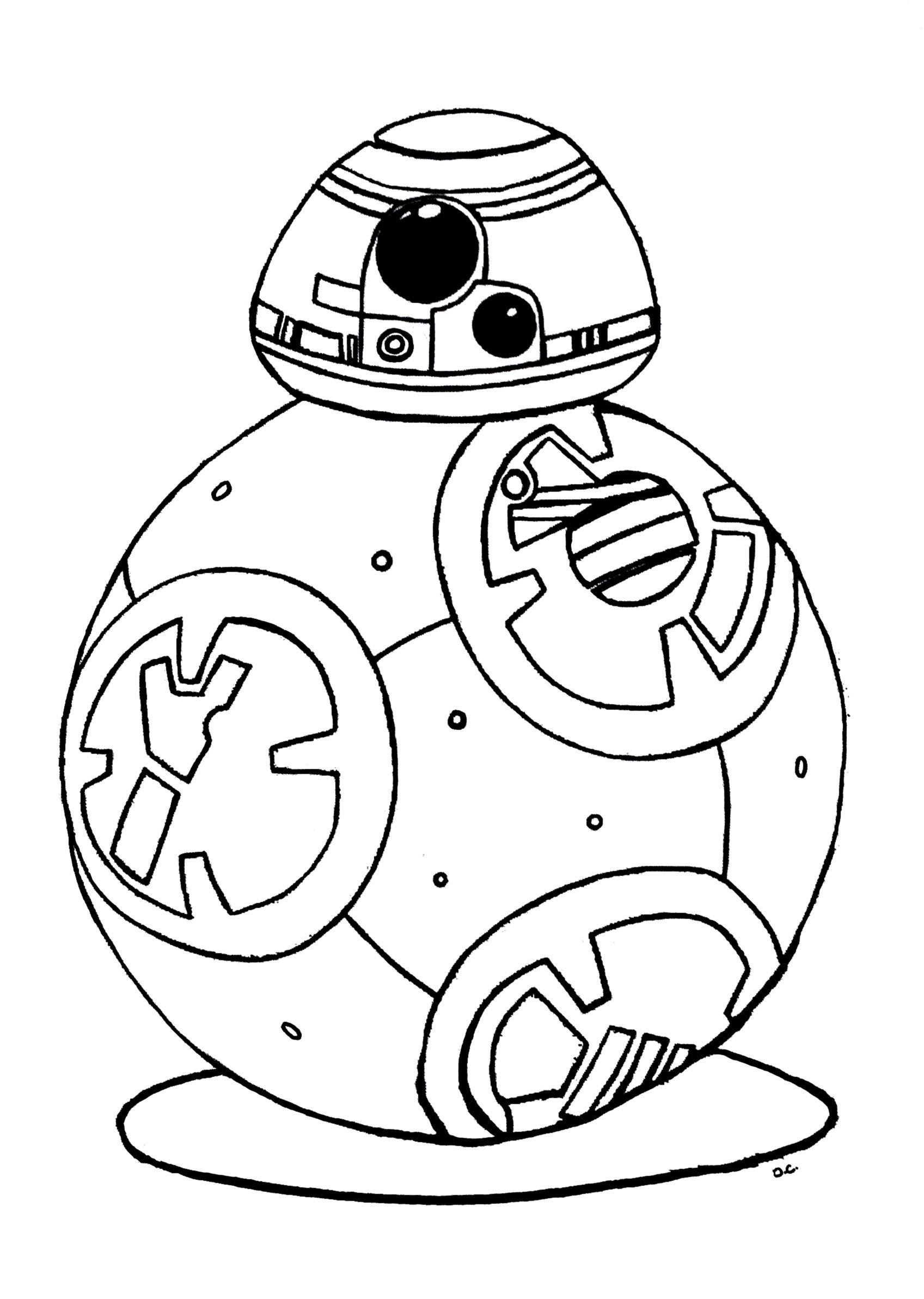 BB-8 Coloring Pages - Free Printable Coloring Pages for Kids