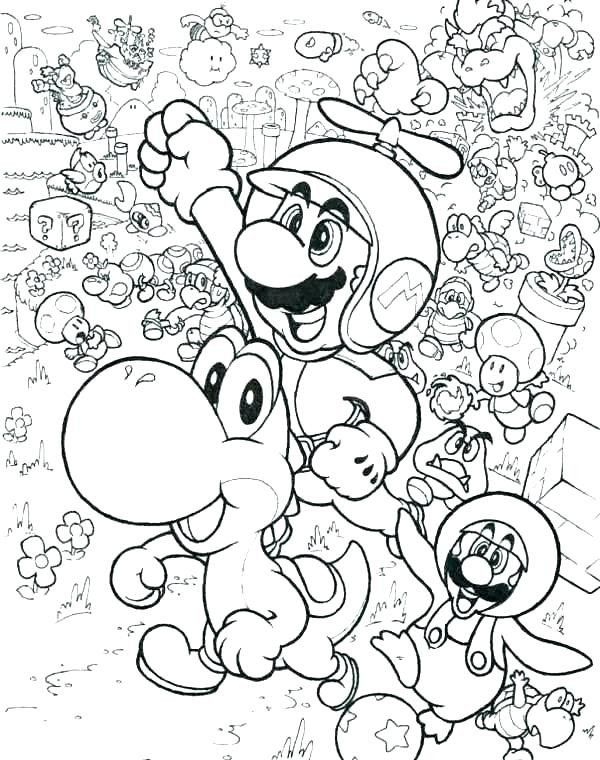 Super Mario World Coloring Pages Super Mario 3d World Coloring Pages at  Getdrawings | Coloring pages, Super mario coloring pages, Mario coloring  pages