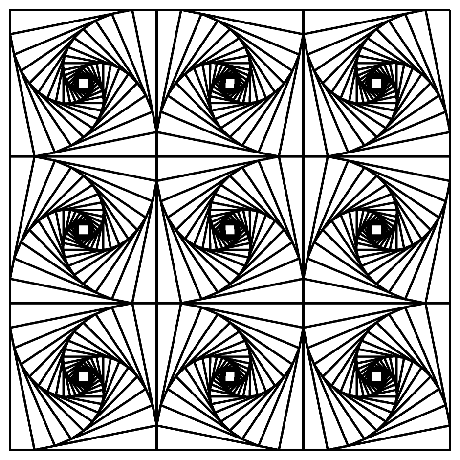 Optical Coloring Page