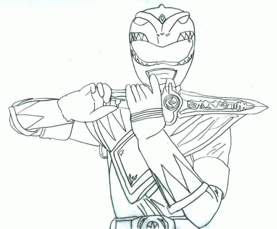 Green Power Rangers Coloring Pages | Nucoloring.xyz