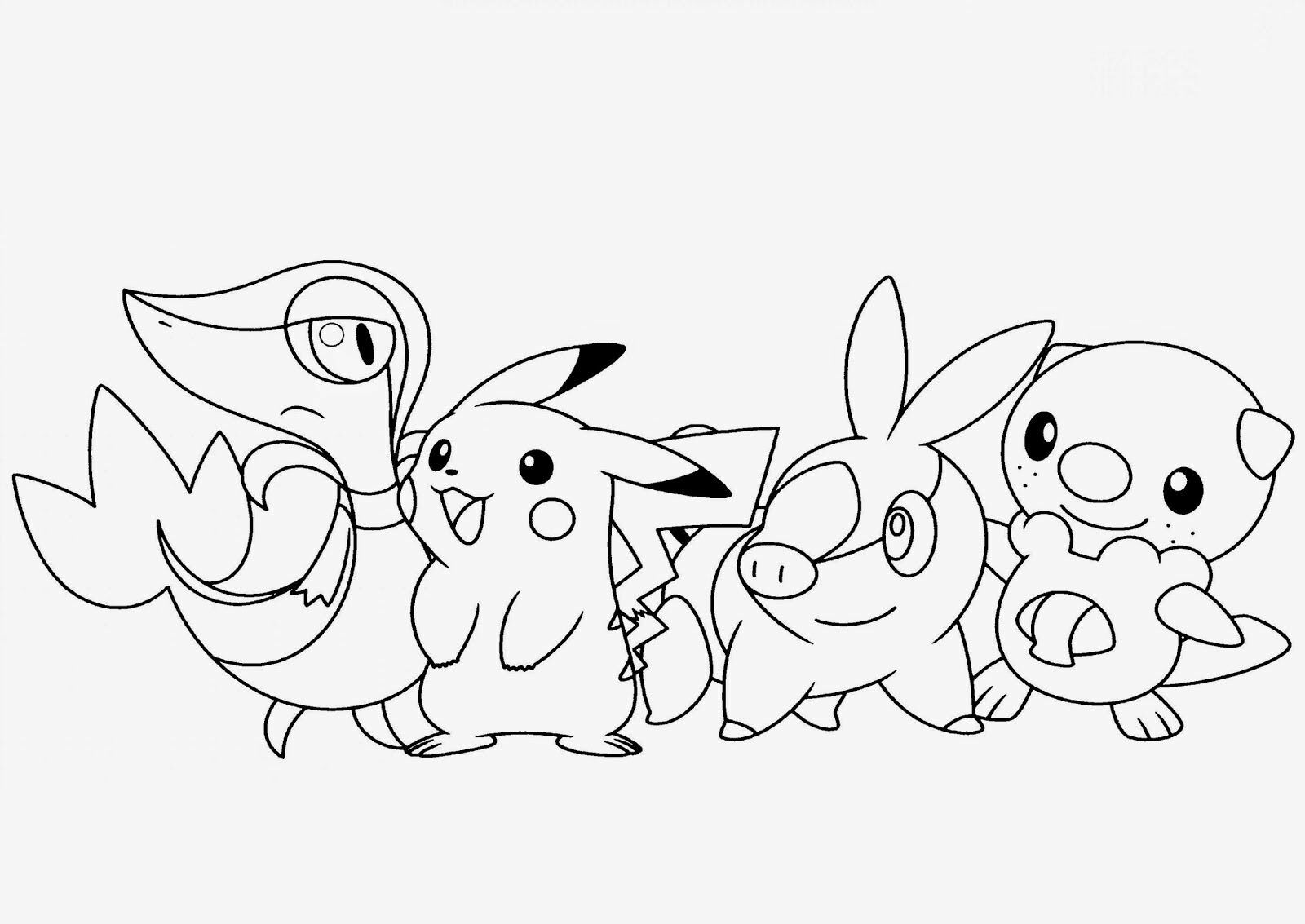 Pokemon Black - Coloring Pages for Kids and for Adults
