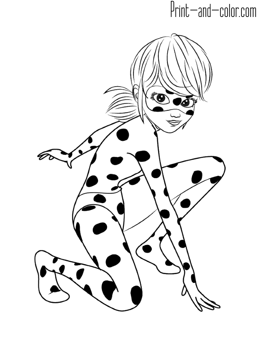Miraculous: Tales of Ladybug & Cat Noir coloring pages | Print and Color.com