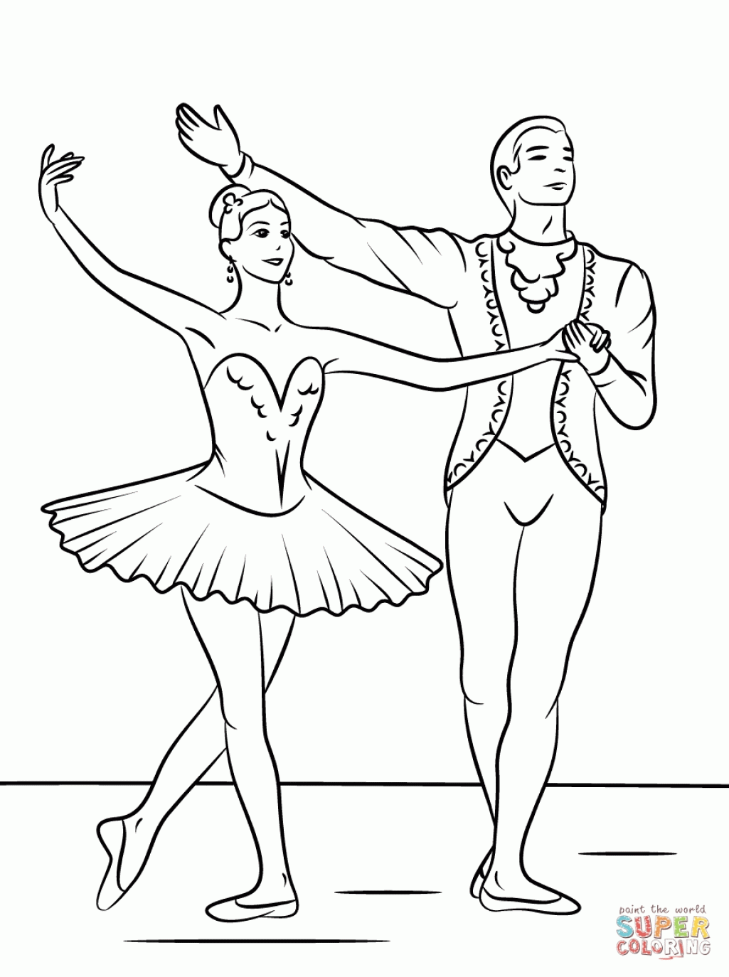 Best Dance Sleeping Beauty Ballet Coloring Pages Free Download ...