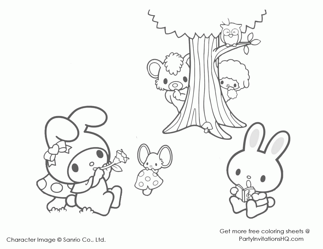 My Melody Coloring Pages: Truly One Of A Kind!