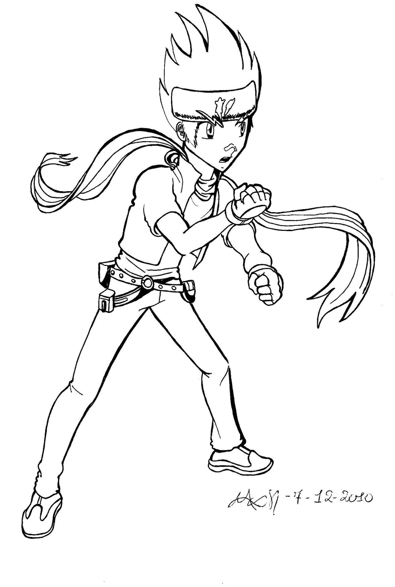 Free Printable Beyblade Coloring Pages For Kids