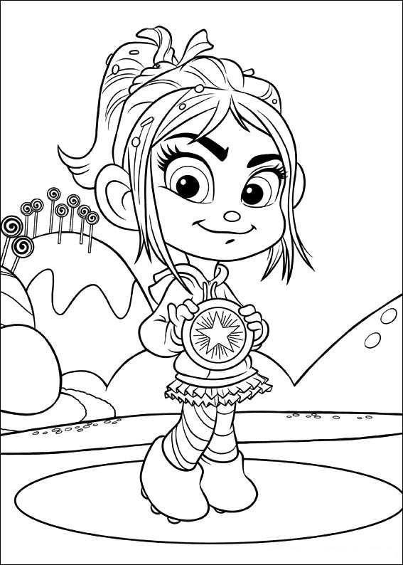 Wreck It Ralph Coloring Page - Wreck It Ralph Movie Night - Disney Movie  Night - Family Movie Night | Disney coloring pages, Coloring pages, Cute coloring  pages