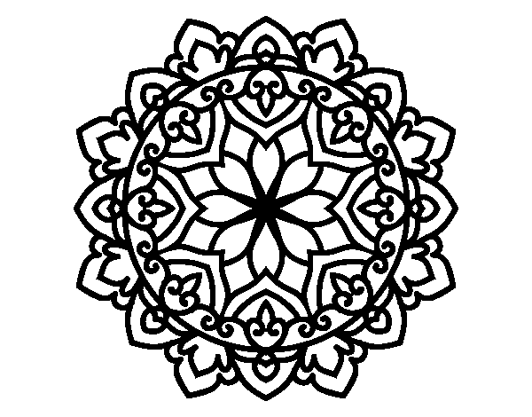 Celtic mandala coloring page - Coloringcrew.com