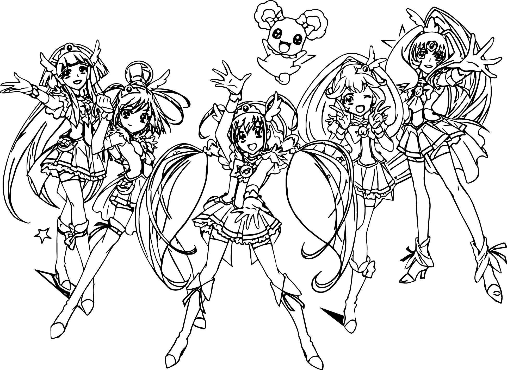 Glitter force coloring pages – Artofit