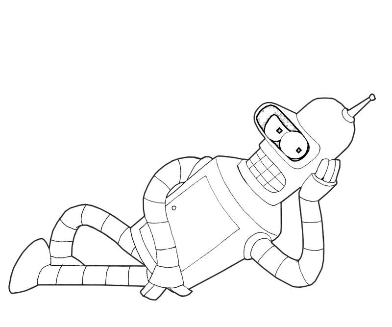 Bender Sleep Coloring Nation