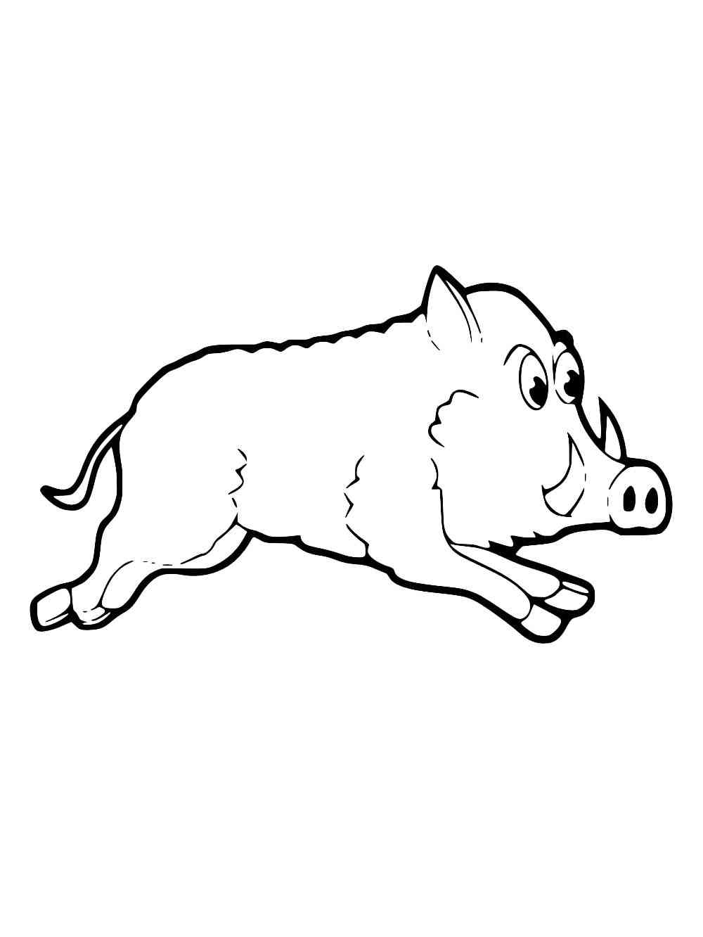 Boar coloring pages