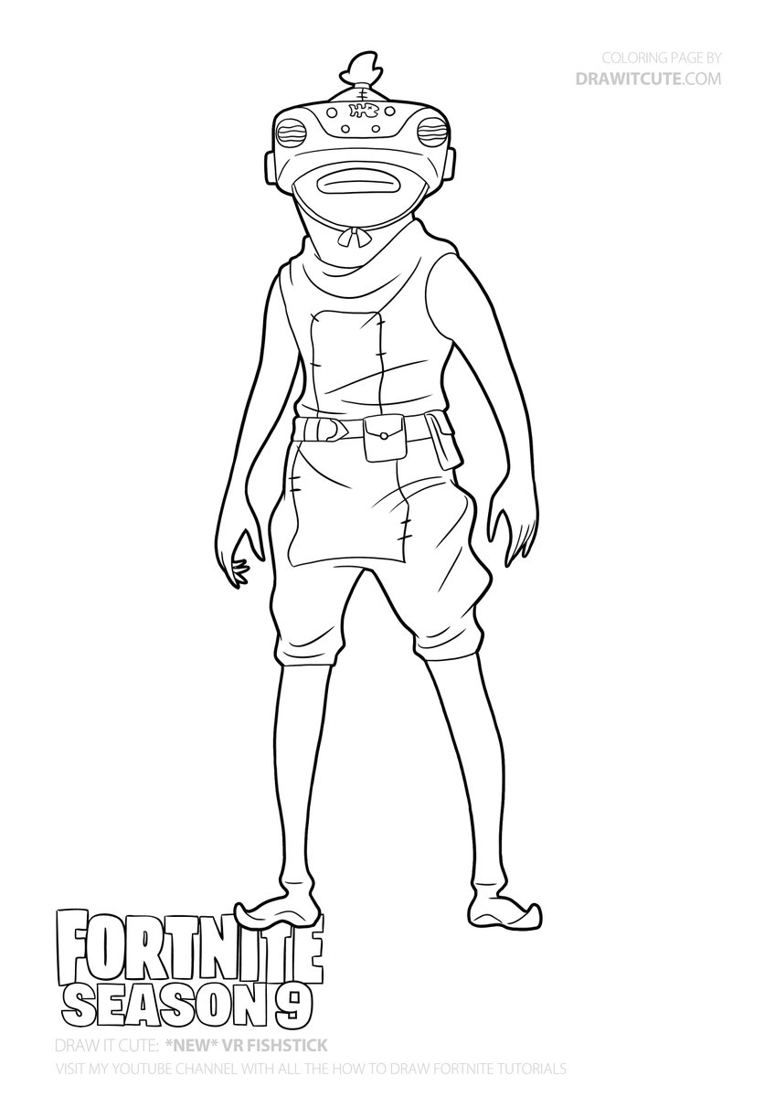 Pin on Fortnite Coloring Pages