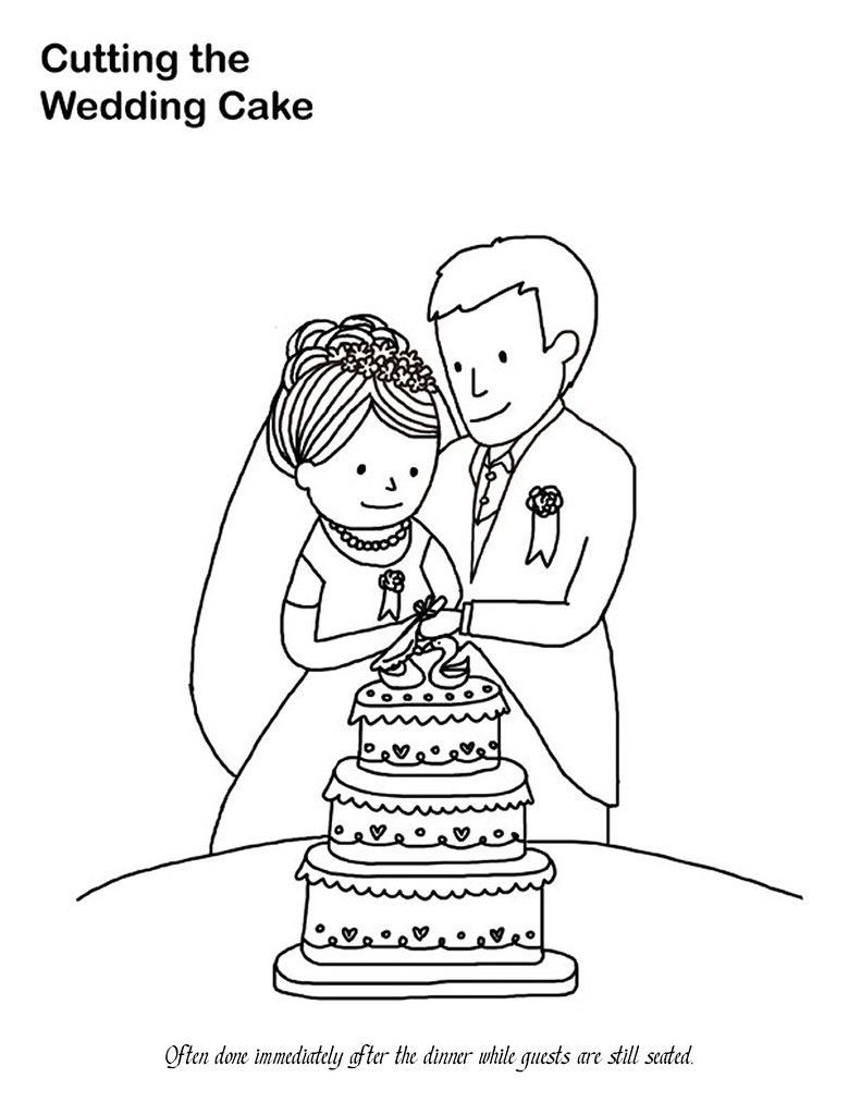 Wedding Cake Coloring Page | Katie Soltysiak | Flickr