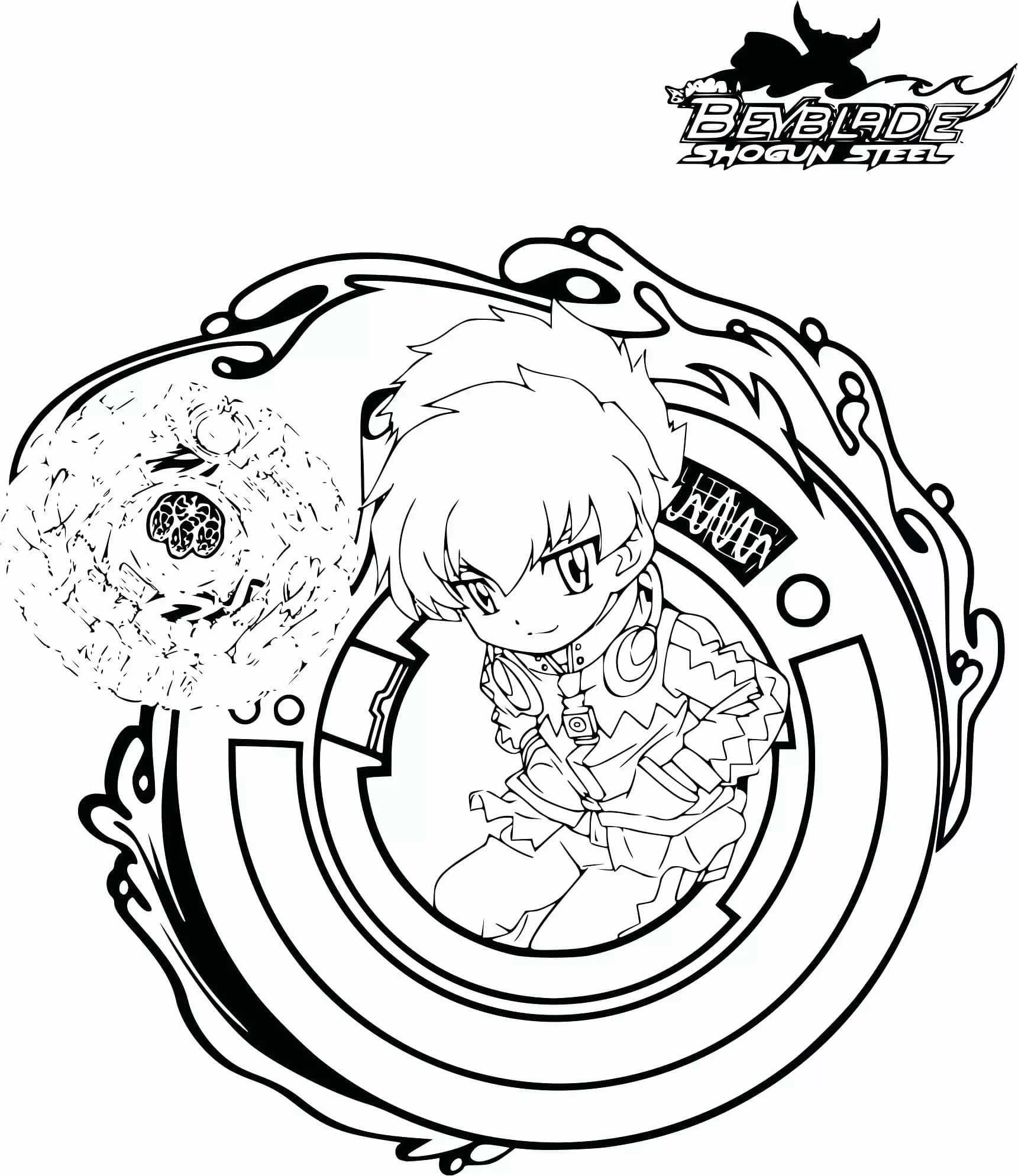 Beyblade Coloring Pages