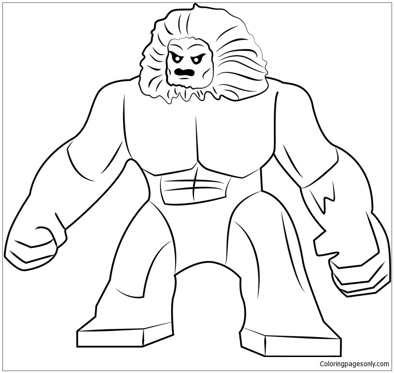 Lego Wendigo Coloring Page - Free Coloring Pages Online