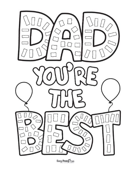 Printable Father's Day Coloring Pages ...