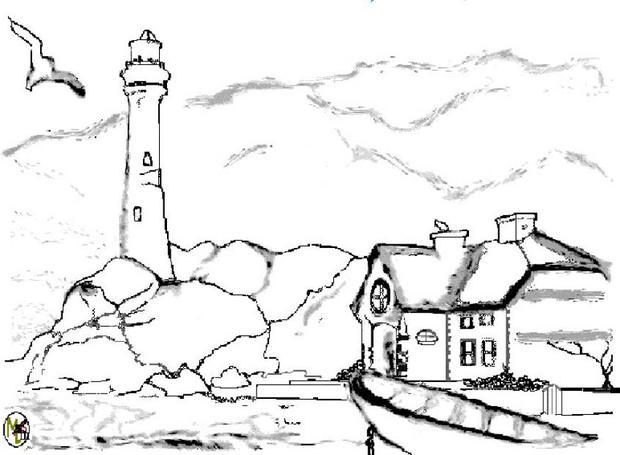 Lighthouse Coloring Pages Gallery - Whitesbelfast.com