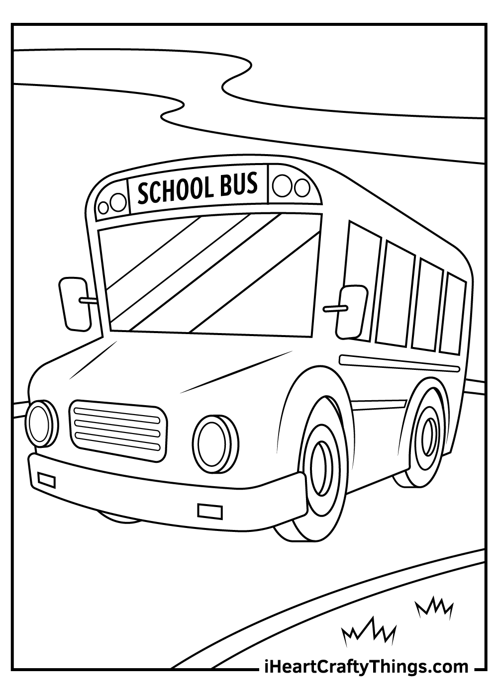 School Bus Coloring Pages (Updated 2022)