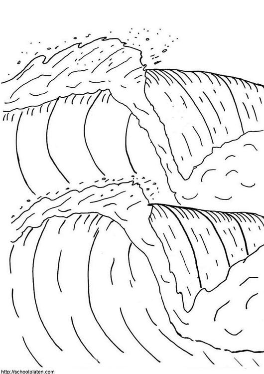 Coloring Page tsunami - free printable coloring pages - Img 3903