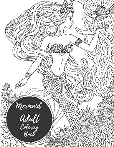Mermaid Coloring Pages And Books For Adults and Children