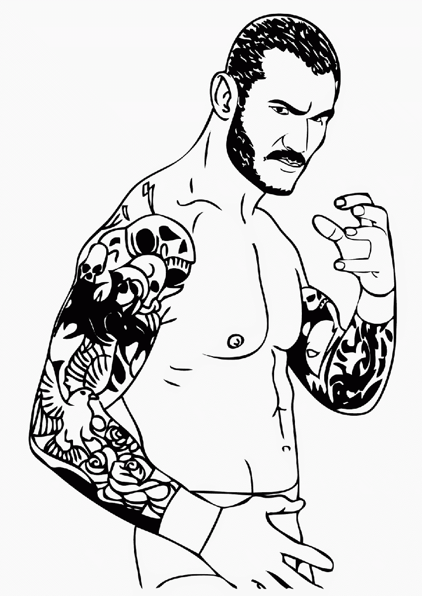Wwe S - Coloring Pages for Kids and for Adults