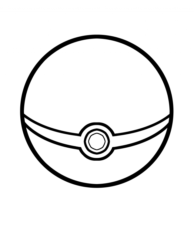Poke Ball Line Art By Falco4077 On DeviantART 120574 Pokeball ... | Shape coloring  pages, Coloring pages, Pokemon coloring pages