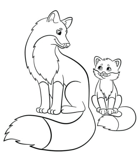 35 Free Fox Coloring Pages Printable