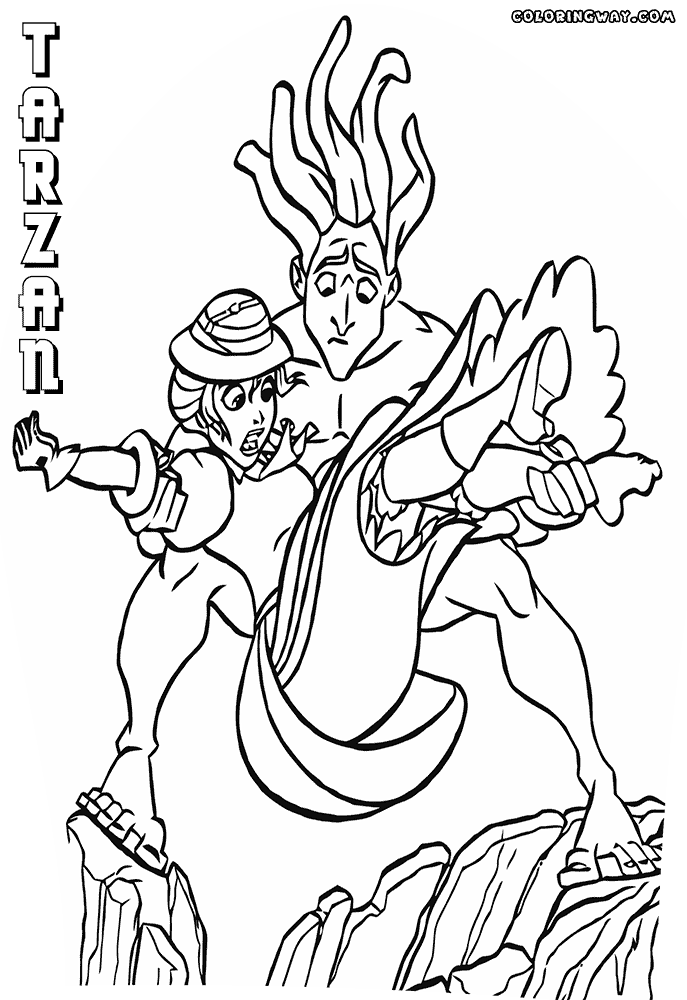 Tarzan coloring pages | Coloring pages to download and print