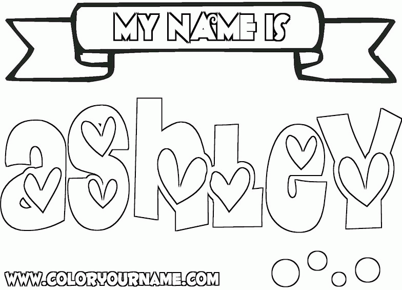 Name Coloring Page