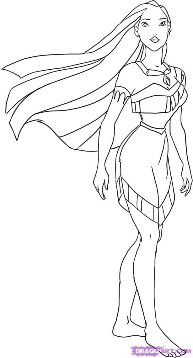30 Pocahontas Coloring Pages | Free Coloring Page Site