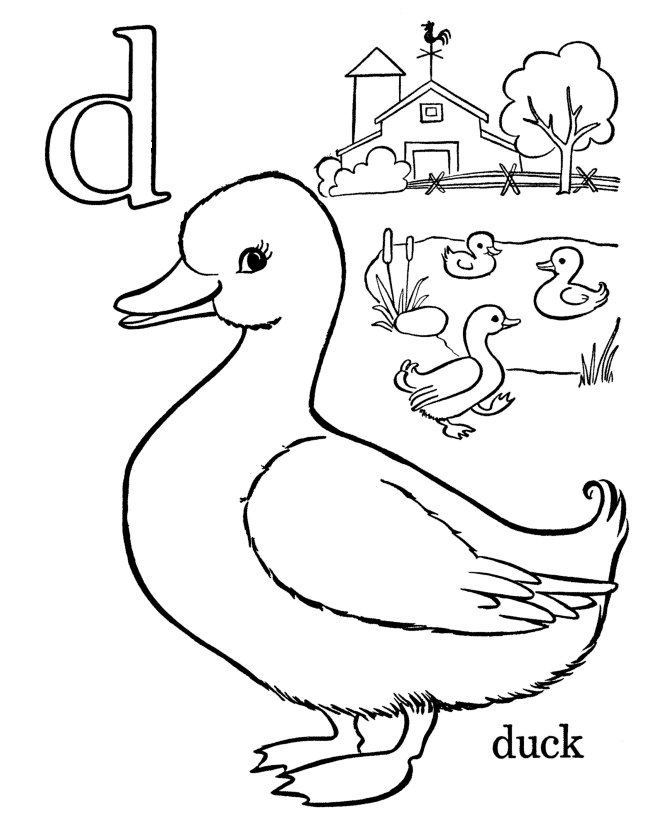 Alphabet Coloring Pages For Toddlers | download free printable 