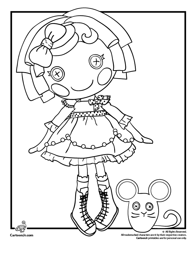 new lalaloopsy Colouring Pages