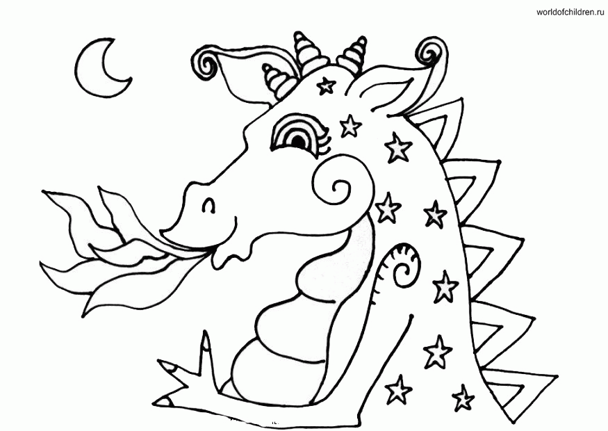 Dragons coloring pages 176 / Dragons / Kids printables coloring pages