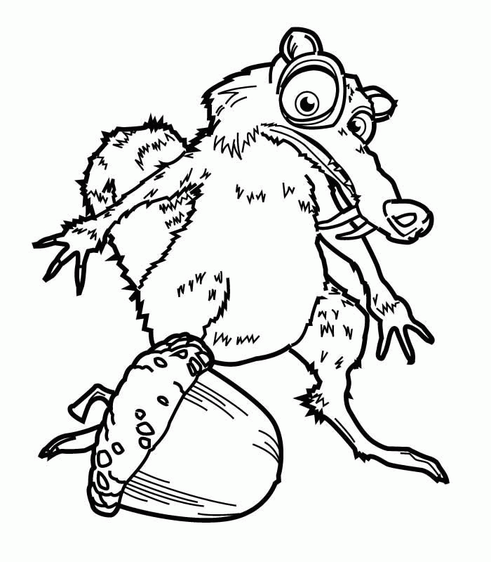 Sloth Coloring Page