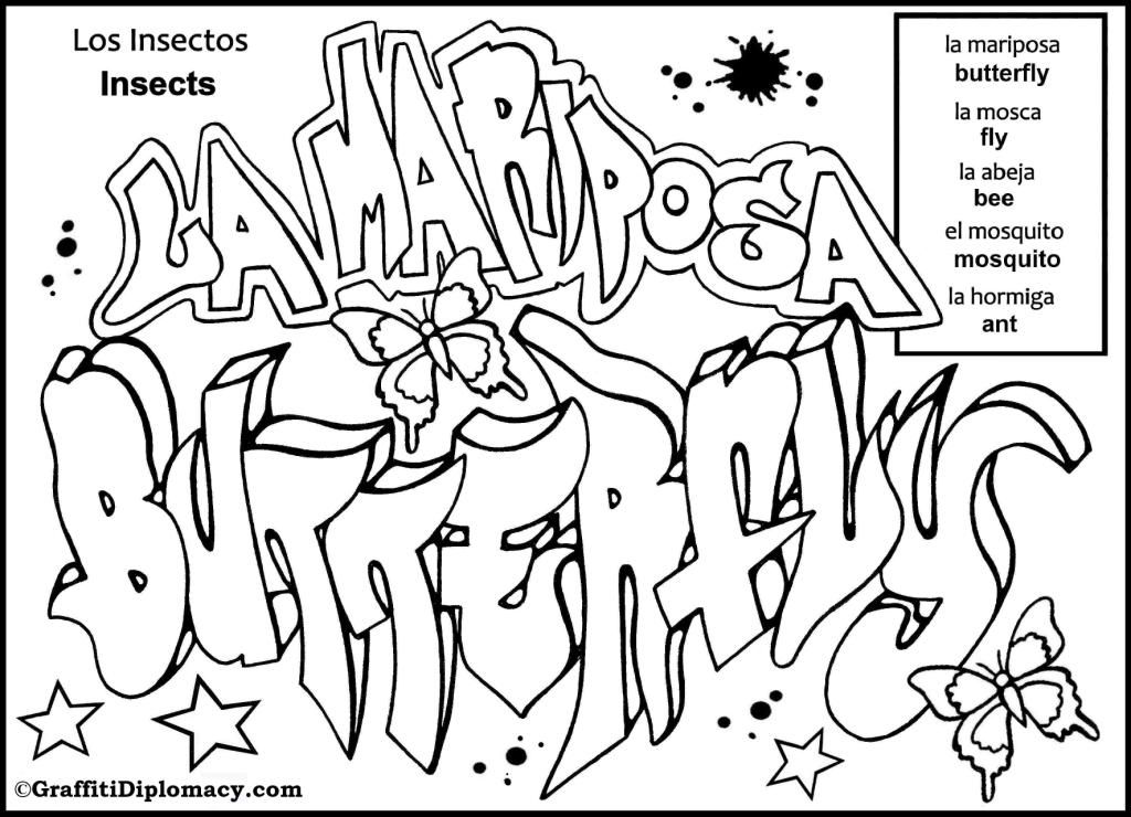 Graffiti Coloring Pages | Free coloring pages