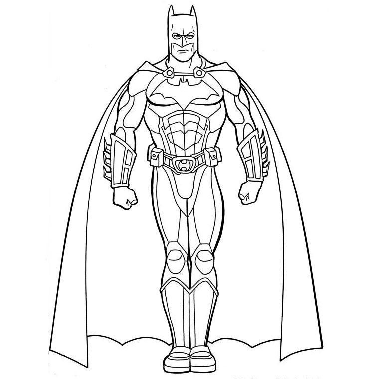 Print Batman Pictures Coloring to print : Famous characters 