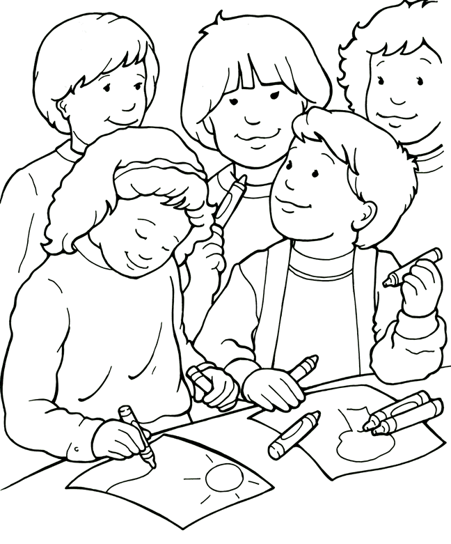 Welcome Coloring Page