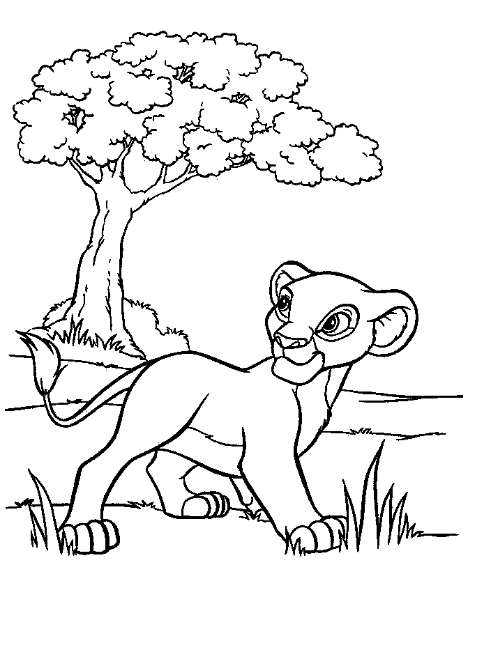 lion king 23 Colouring Pages