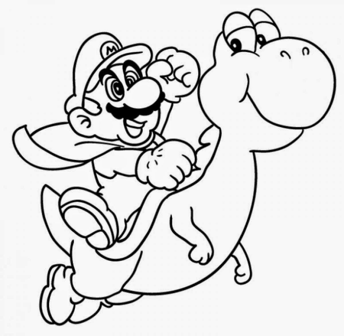 Free Printable Mario Coloring Pages For Kids: Mario Coloring Pages ...
