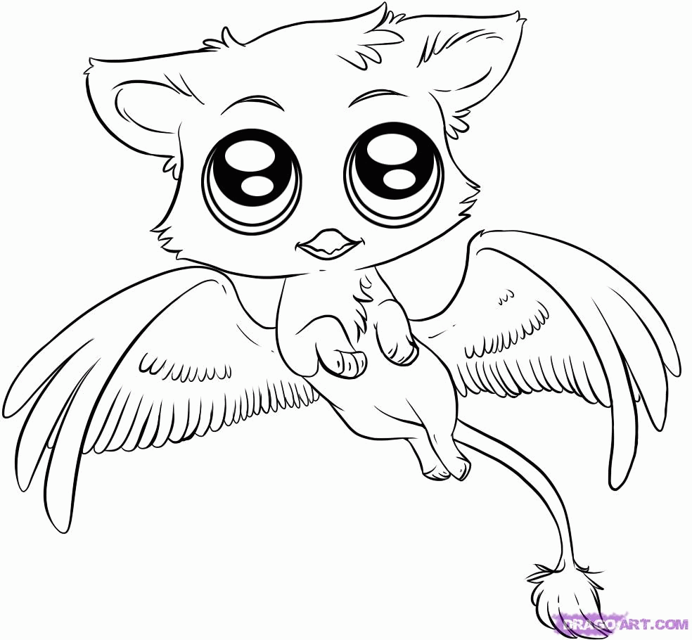 7 Pics of Cute Baby Animal Coloring Pages Dragoart - Cute Animal ...